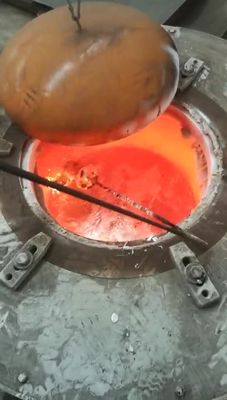 中国 色のカスタム化を用いる産業高炉の省エネを溶かすアルミニウム サプライヤー